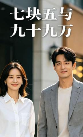 短剧《七块五与九十九万》海报