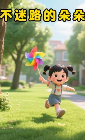 短剧《不迷路的朵朵》海报