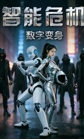 短剧《智能危机：数字变身》海报