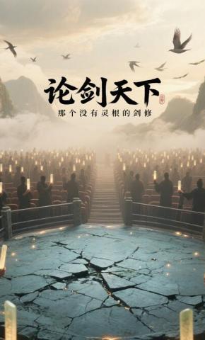 短剧《论剑天下：那个没有灵根的剑修》海报