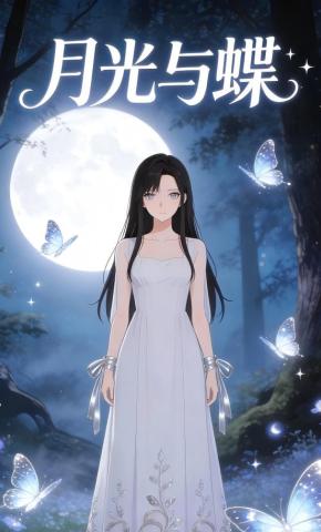 短剧《月光与蝶》海报