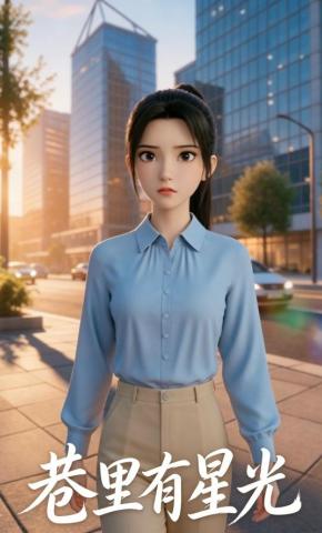 短剧《巷里有星光》海报