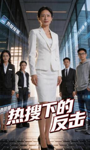 短剧《热搜下的反击》海报