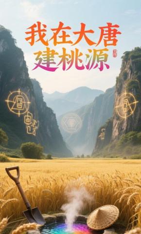 短剧《我在大唐建桃源》海报