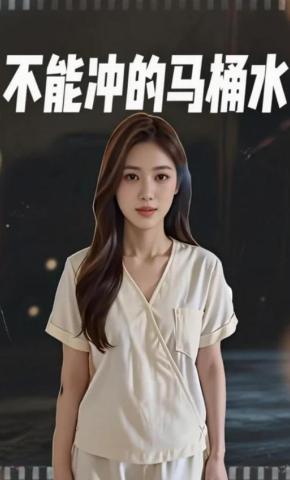 短剧《不能冲的马桶水》海报