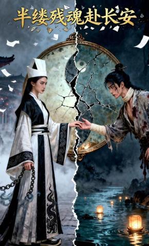 短剧《半缕残魂赴长安》海报