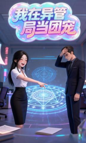 短剧《我在异管局当团宠》海报