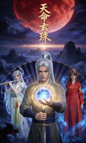 短剧《天命玄珠》海报