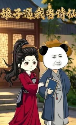 短剧《娘子逼我当诗仙》海报