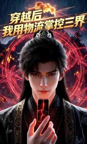 短剧《穿越后，我用物流掌控三界》海报
