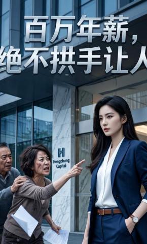 短剧《百万年薪，绝不拱手让人》海报