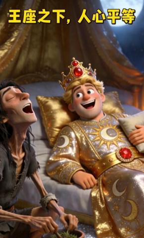 短剧《王座之下，人心平等》海报