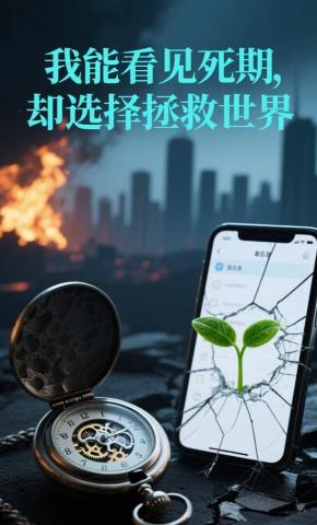 短剧《我能看见死期，却选择拯救世界》海报