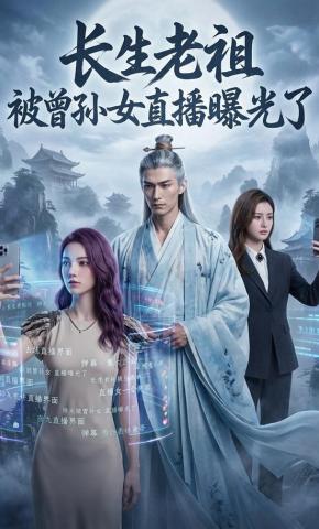 短剧《长生老祖被曾孙女直播曝光了》海报