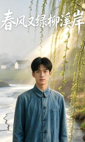 短剧《春风又绿柳溪岸》海报