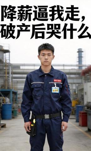 短剧《降薪逼我走，破产后哭什么》海报