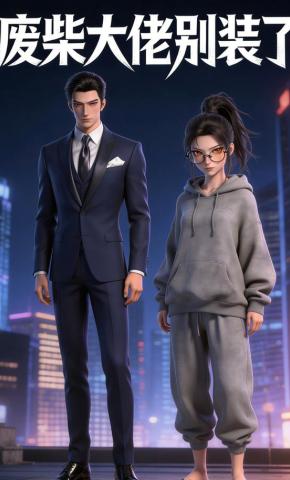 短剧《废柴大佬别装了》海报