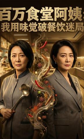 短剧《百万食堂阿姨：我用味觉破餐饮迷局》海报
