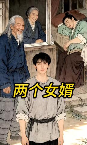 短剧《两个女婿》海报