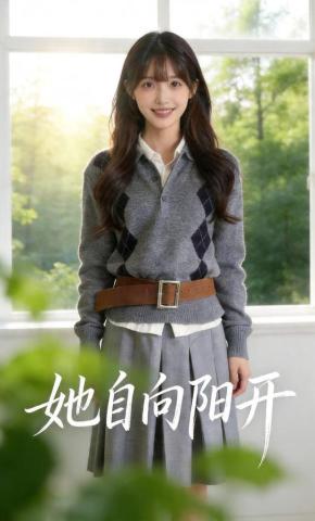 短剧《她自向阳开》海报