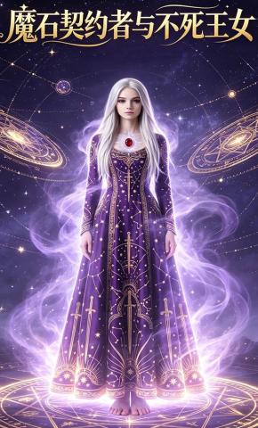 短剧《魔石契约者与不死王女》海报