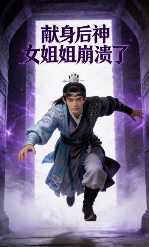 短剧《献身后神女姐姐崩溃了》海报