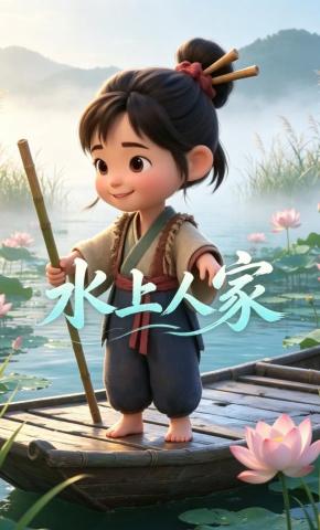 短剧《水上人家》海报