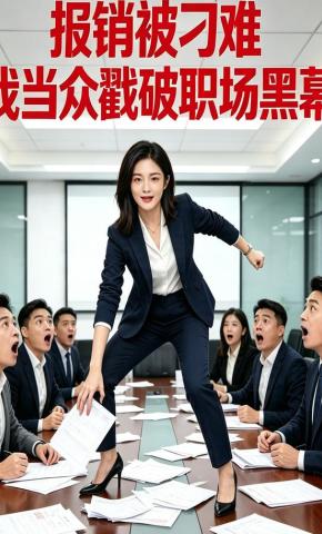 短剧《报销被刁难我当众戳破职场黑幕》海报