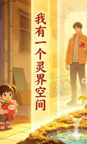 短剧《我有一个灵界空间》海报