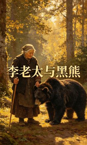短剧《李老太与黑熊》海报