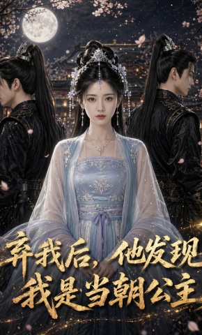 短剧《弃我后，他发现我是当朝公主》海报