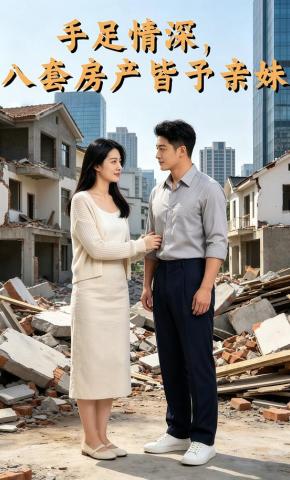 短剧《手足情深，八套房产皆予亲妹》海报