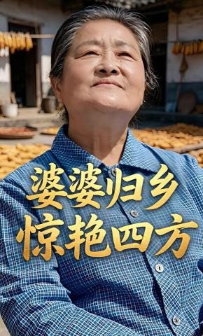 短剧《婆婆归乡惊艳四方》海报