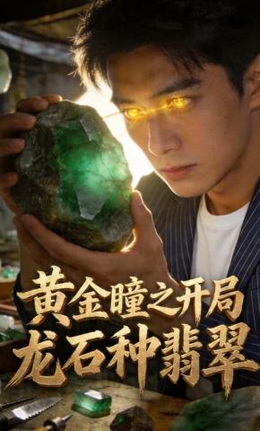 短剧《黄金瞳之开局龙石种翡翠》海报