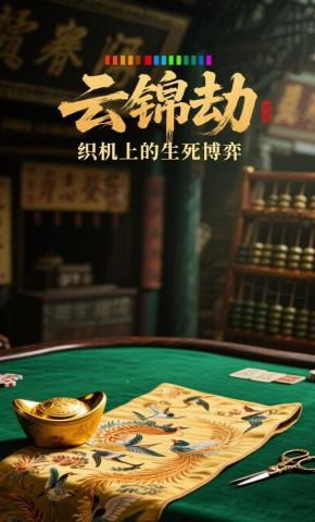 短剧《云锦劫：织机上的生死博弈》海报