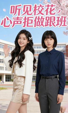 短剧《听见校花心声拒做跟班》海报