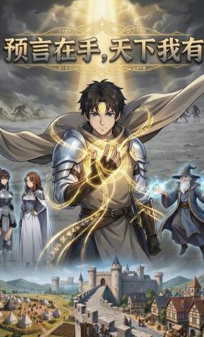 短剧《预言在手，天下我有》海报