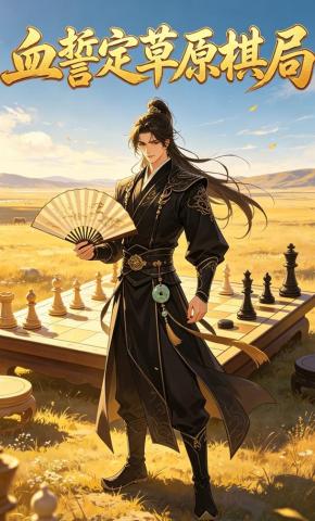 短剧《血誓定草原棋局》海报