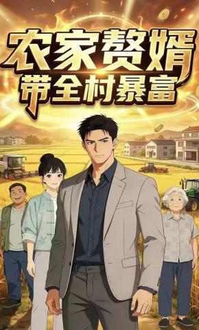 短剧《农家赘婿带全村暴富》海报