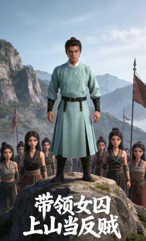 短剧《带领女囚上山当反贼》海报