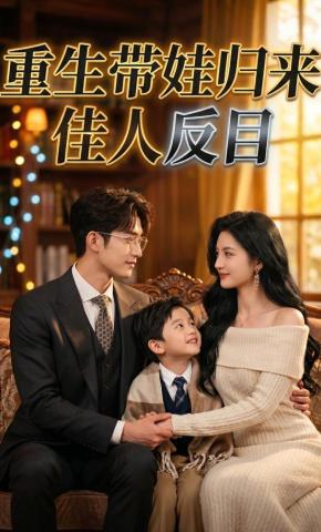 短剧《重生带娃归来，佳人反目》海报