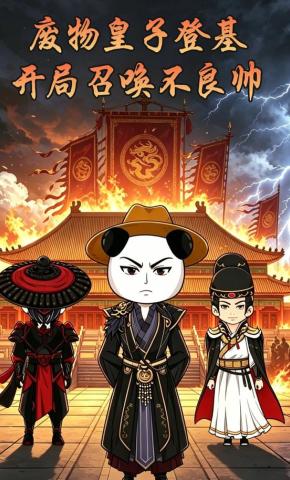 短剧《废物皇子登基开局召唤不良帅》海报