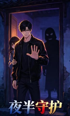短剧《夜半守护》海报