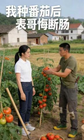 短剧《我种番茄后表哥悔断肠》海报