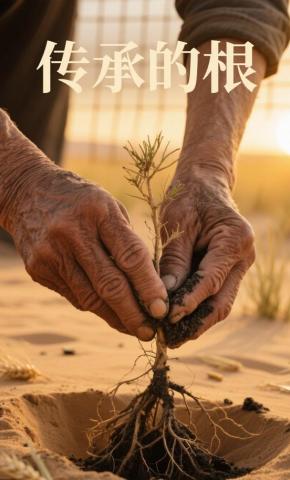短剧《传承的根》海报