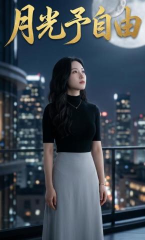 短剧《月光予自由》海报