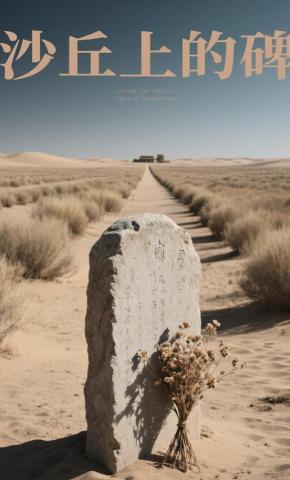 短剧《沙丘上的碑》海报