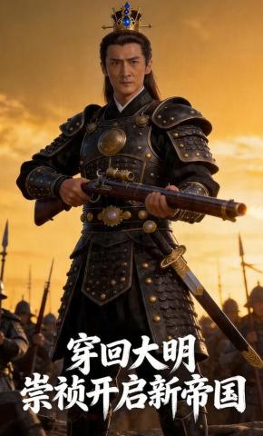 短剧《穿回大明，崇祯开启新帝国》海报