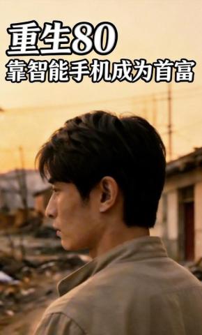 短剧《重生80，靠智能手机成为首富》海报