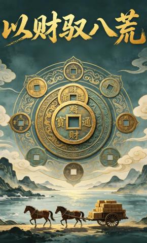 短剧《以财驭八荒》海报